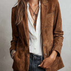 Brown Suede