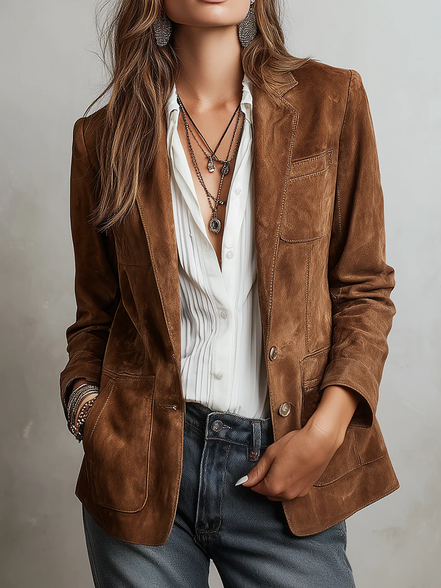 Brown Suede