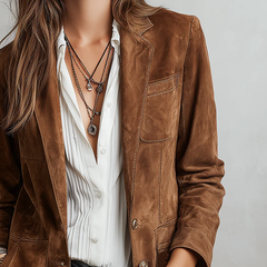 Brown Suede