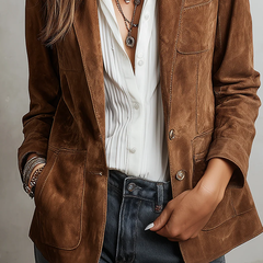 Brown Suede