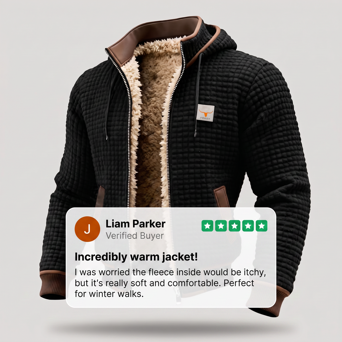 Arden | Lined Quilted Fleece Jacket