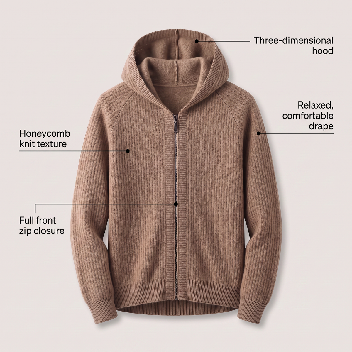 Arven | Knit Hoodie