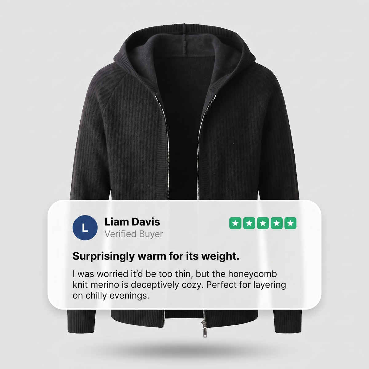 Arven | Knit Hoodie