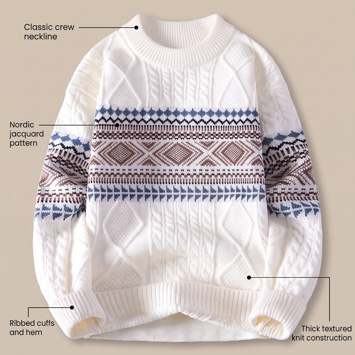 Arvid | Nordic Knit Sweater