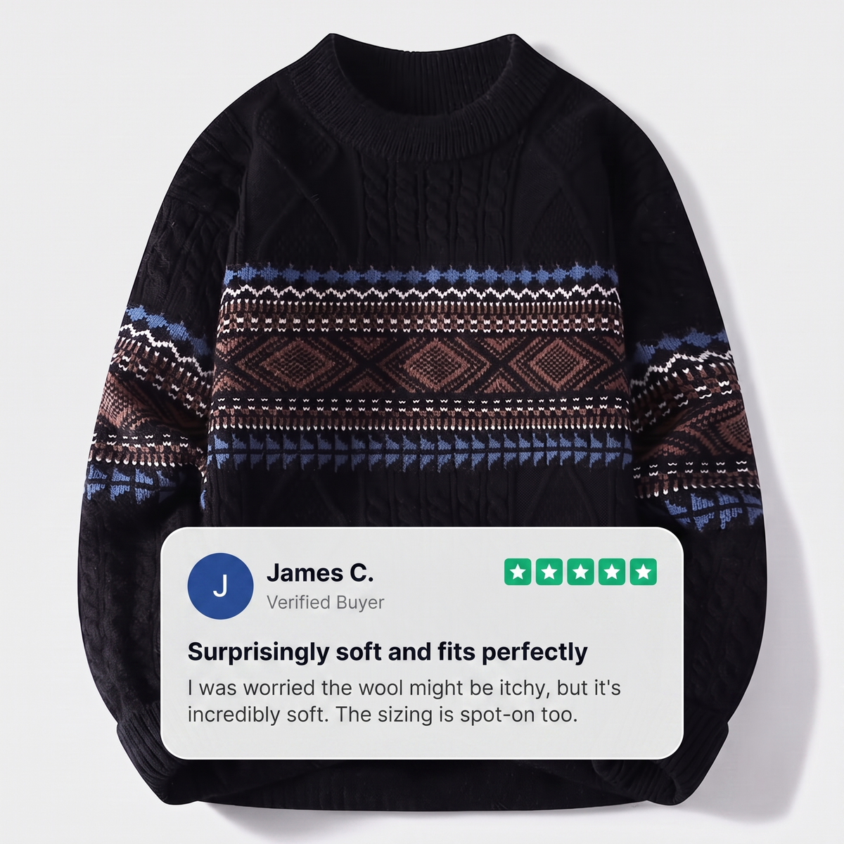 Arvid | Nordic Knit Sweater