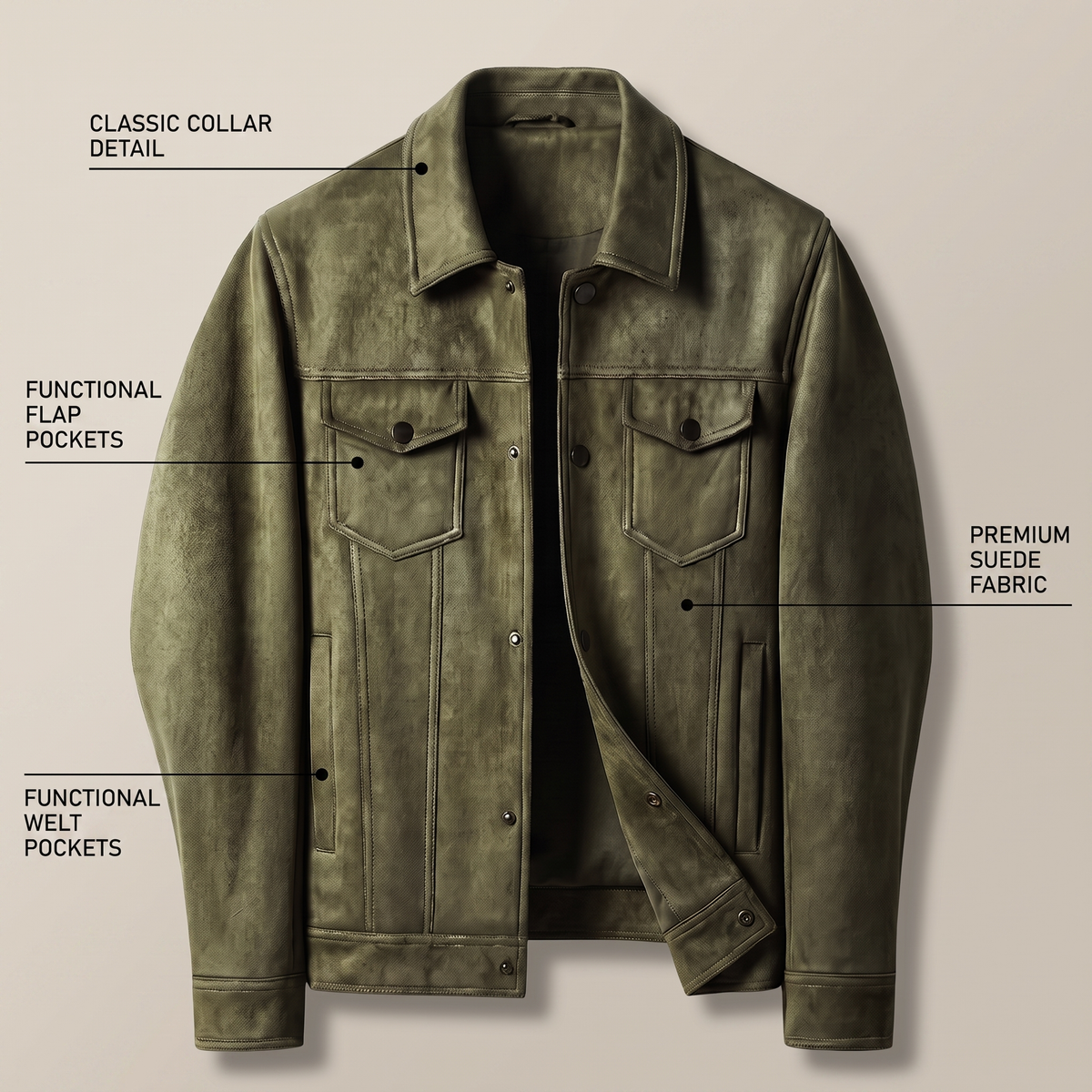Beverly | Suede Retro Jacket