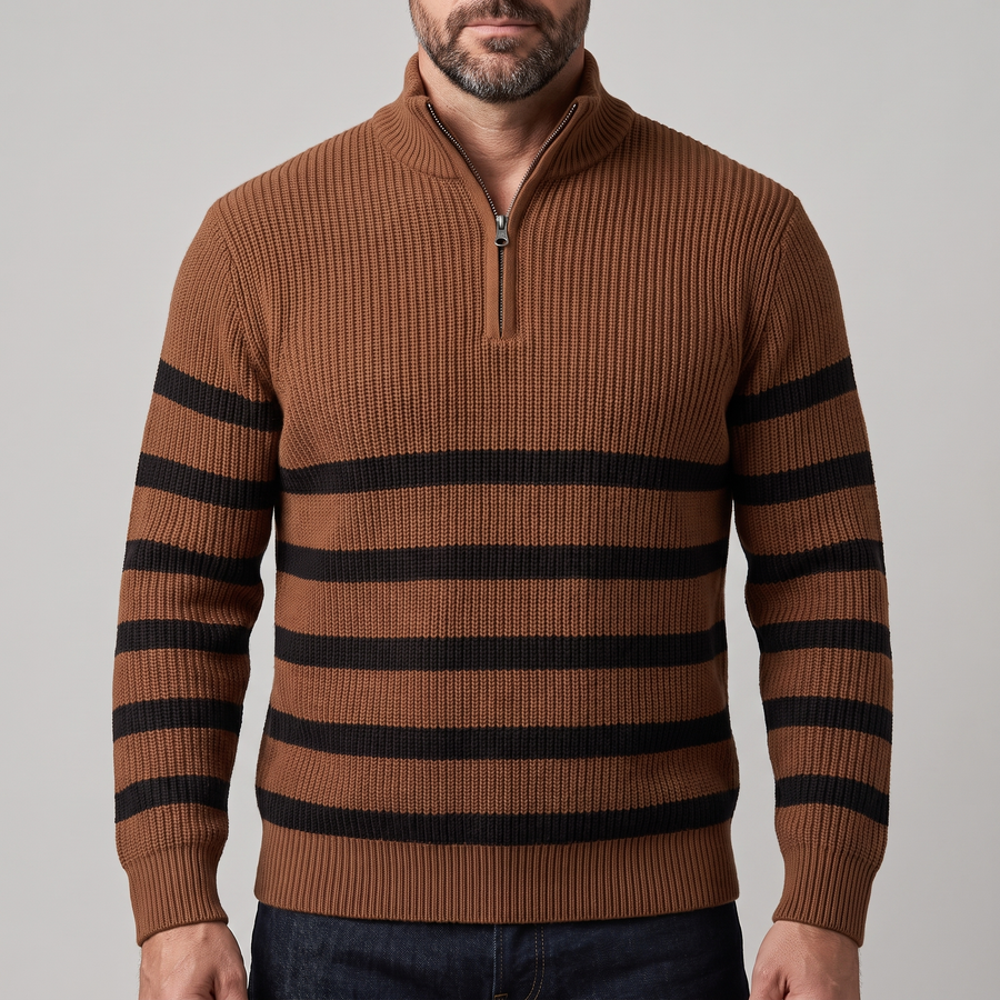 Blackwell | Stripe Zip Sweater