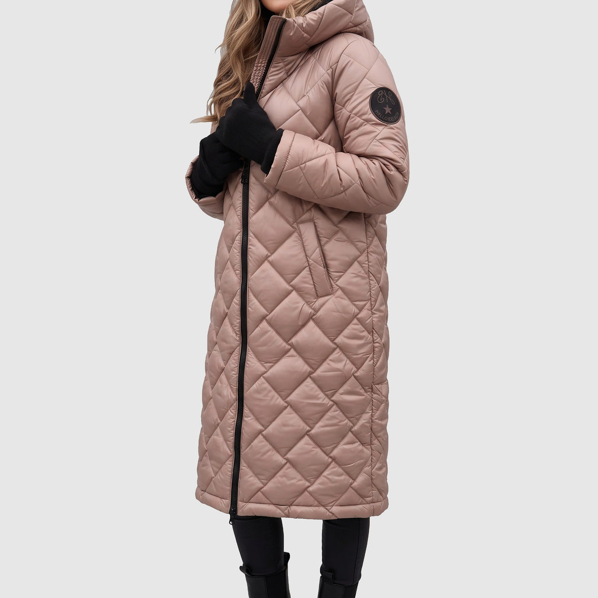 Bogna | Warm Quilted Hooded Jacket