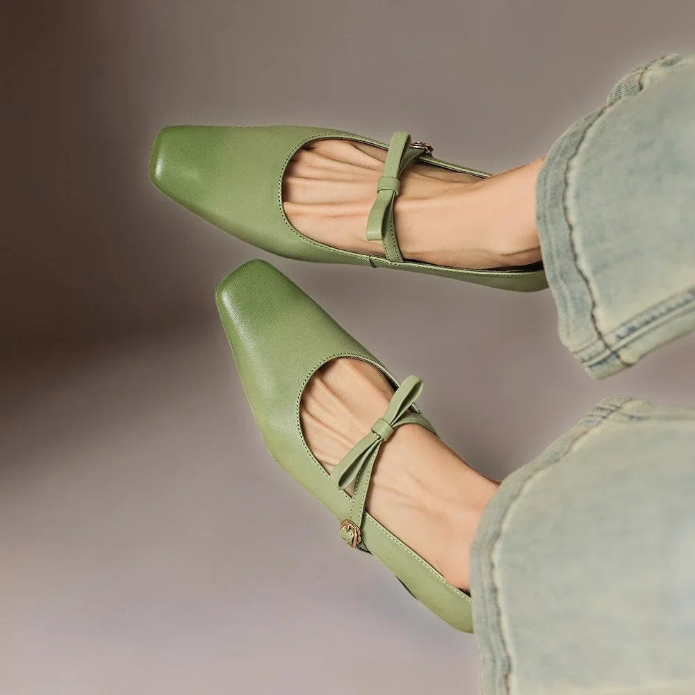 Bryony | Bow-Strap Mary Jane Pump
