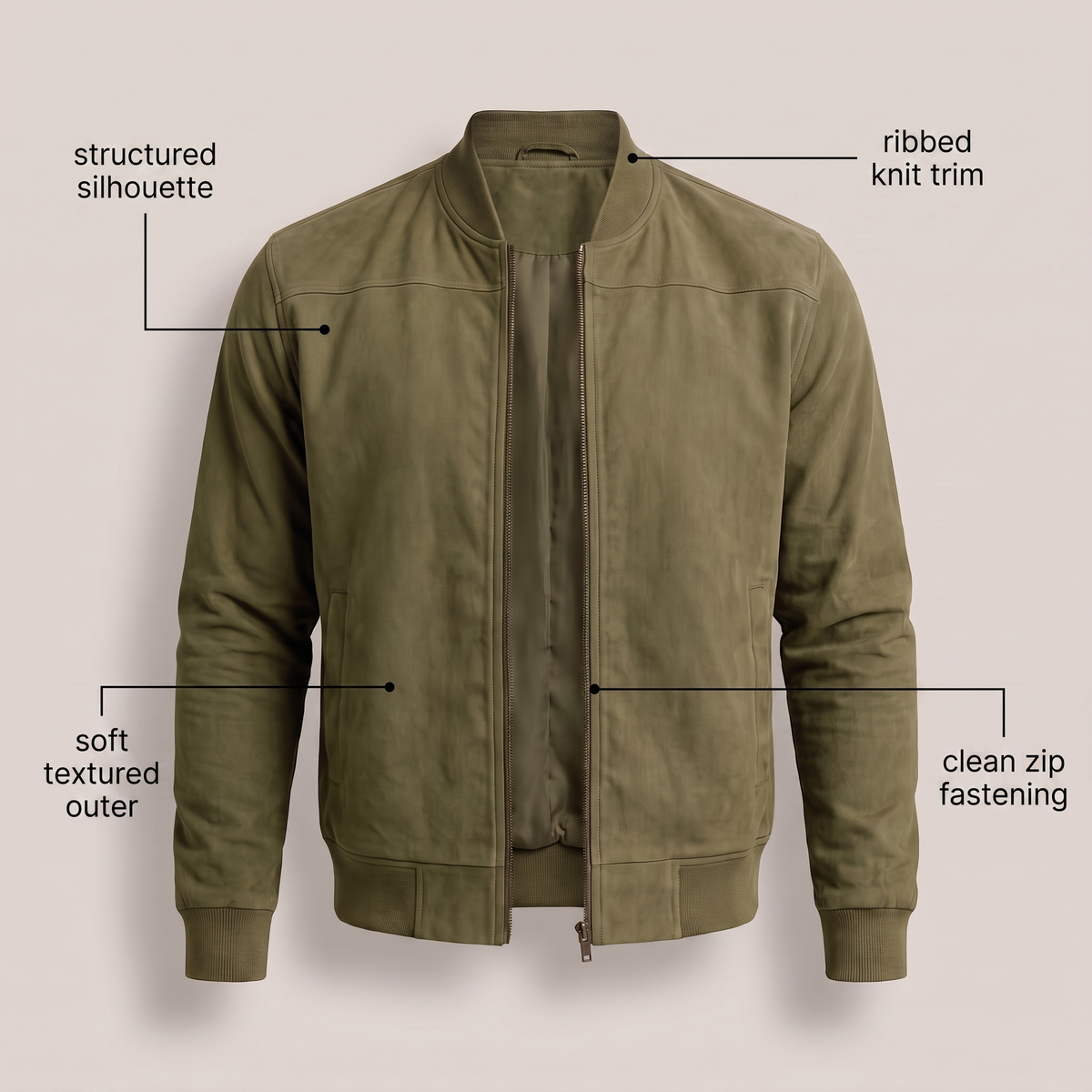 Carter | Premium Suede Jacket