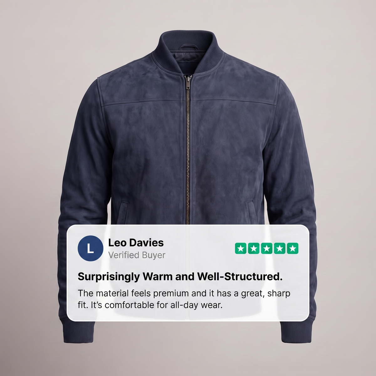 Carter | Premium Suede Jacket
