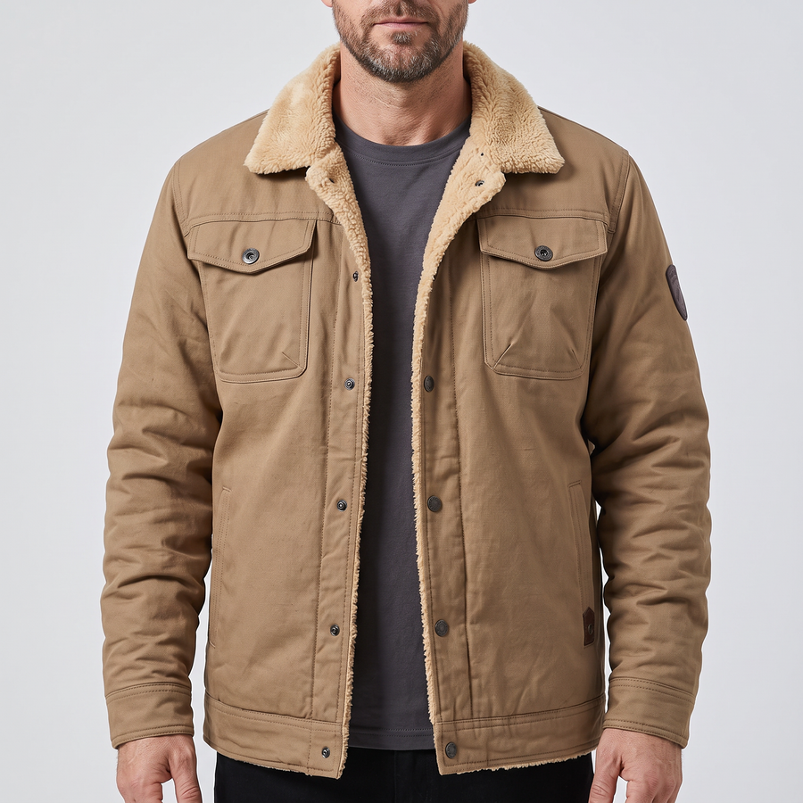 Casey | Fleece Bomber Jacket