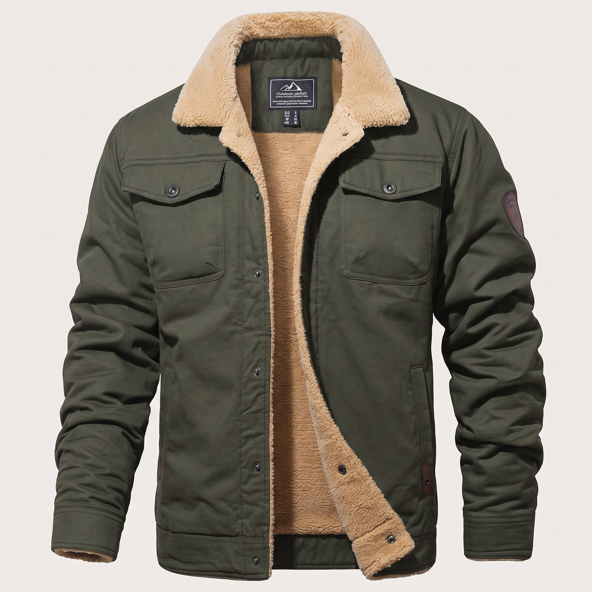Casey | Fleece Bomber Jacket