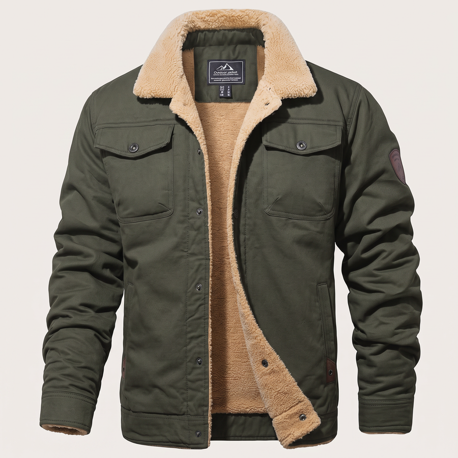 Casey | Fleece Bomber Jacket
