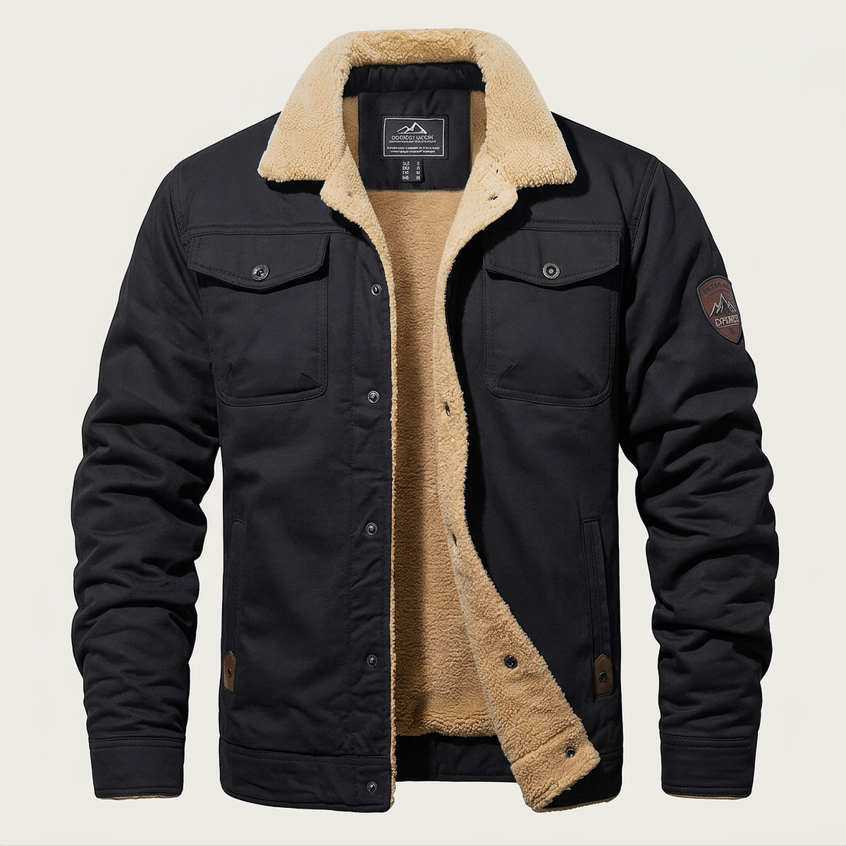 Casey | Fleece Bomber Jacket