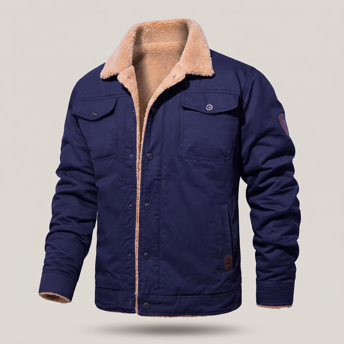 Casey | Fleece Bomber Jacket