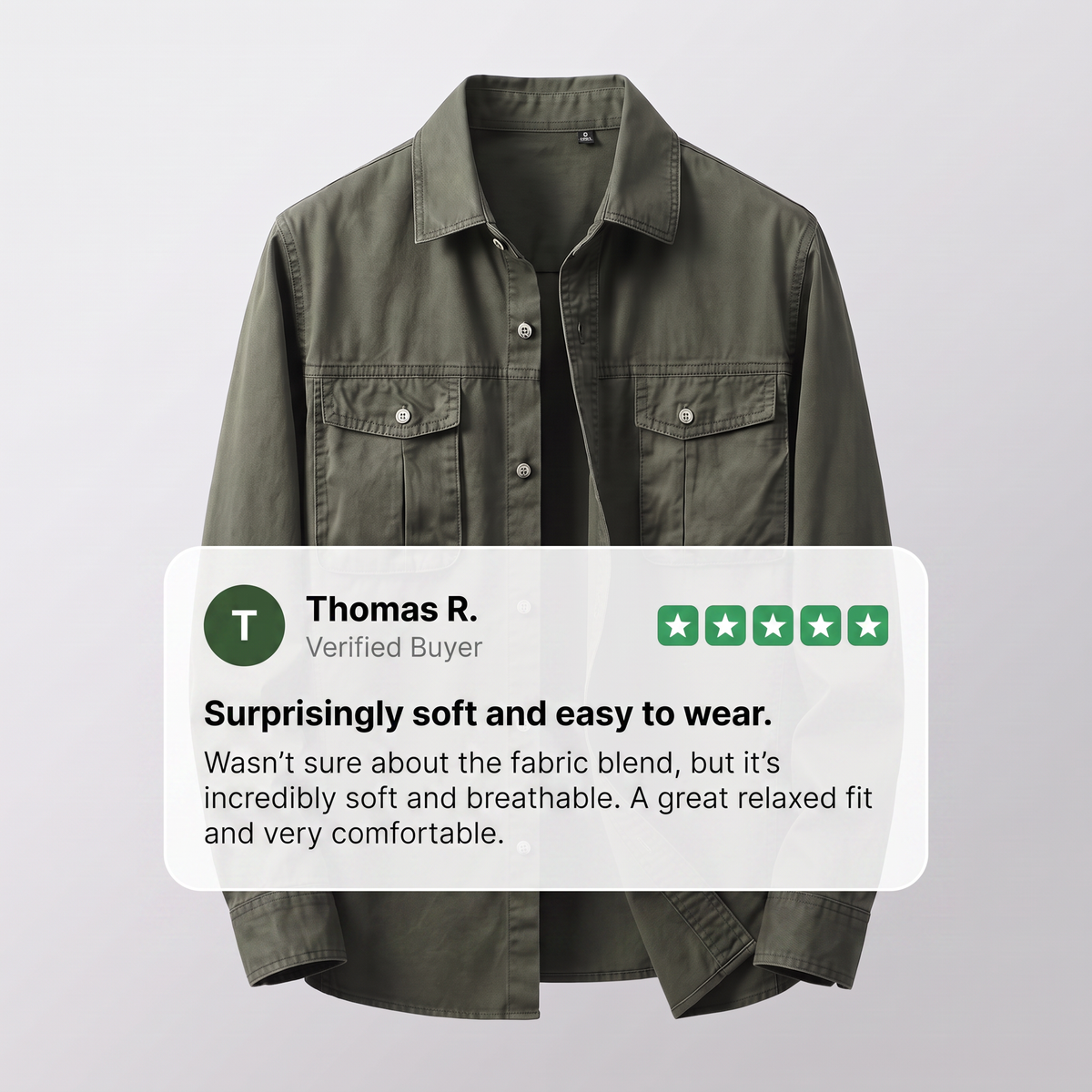 Corbin | Canvas Overshirt