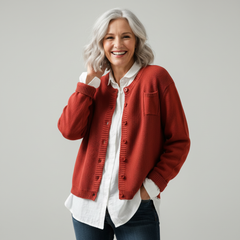 Berlinda Cozy Knit Cardigan - Nora & Rose Maine, view 5