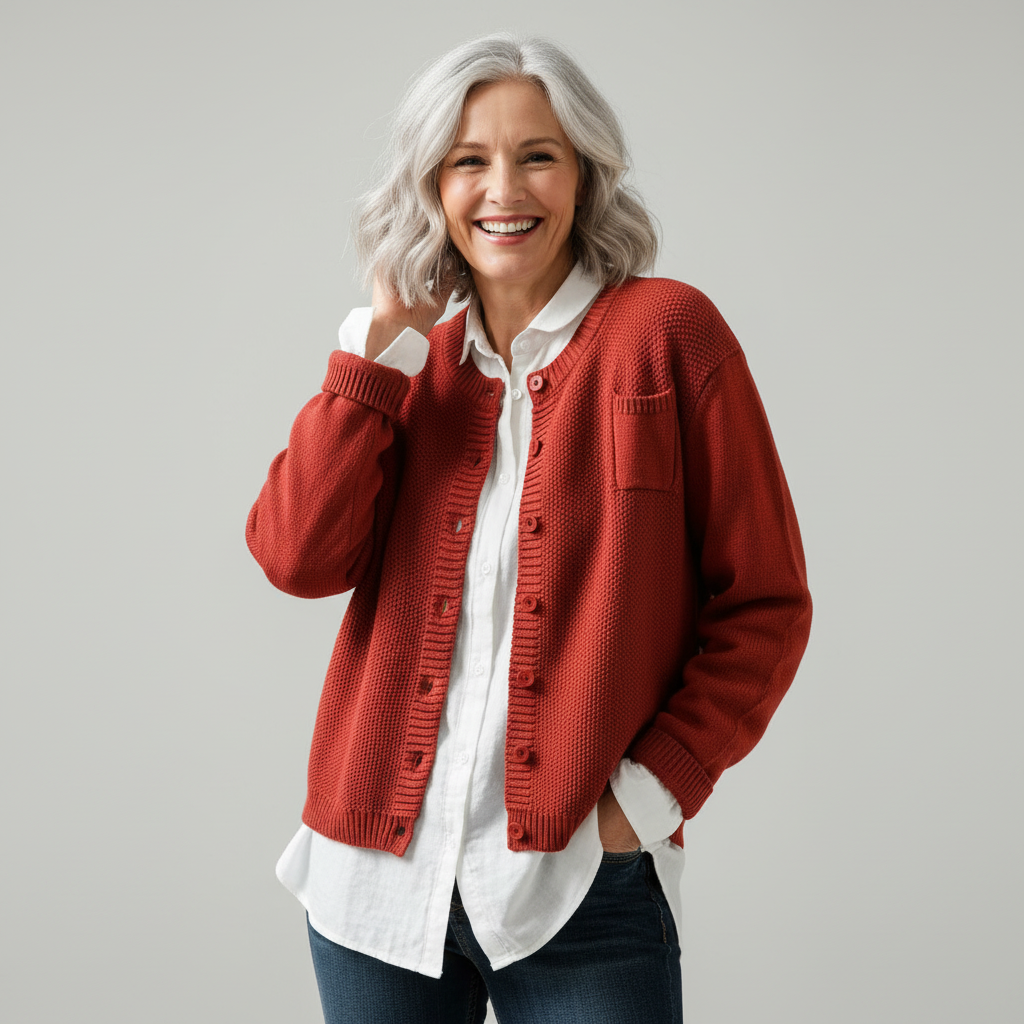 Berlinda Cozy Knit Cardigan - Nora & Rose Maine, view 5