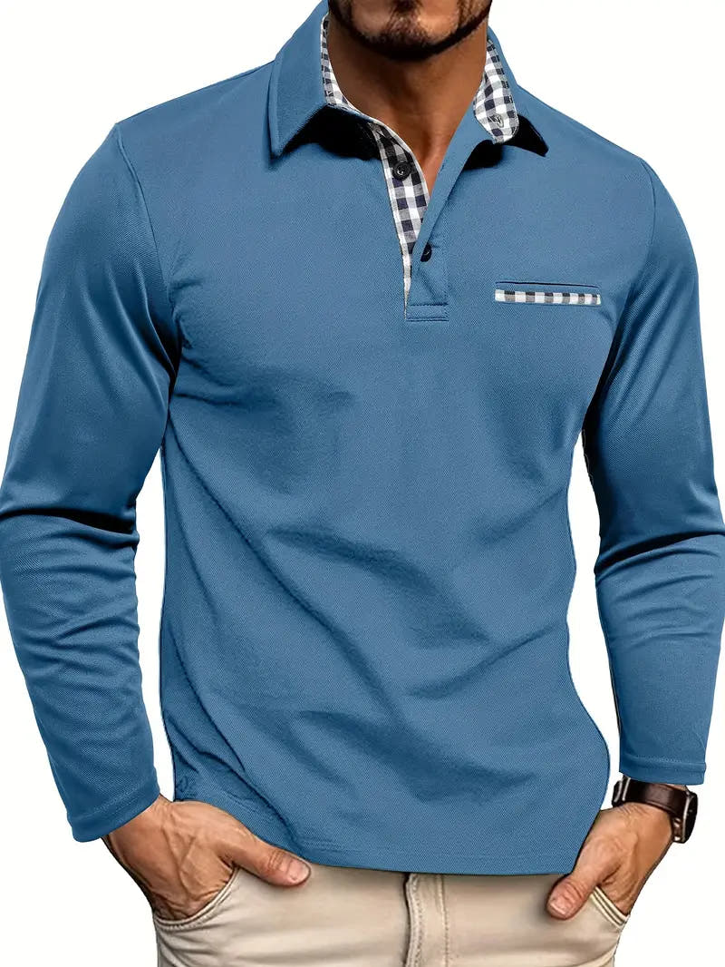 Tristan | Smart Casual Long-Sleeve Polo