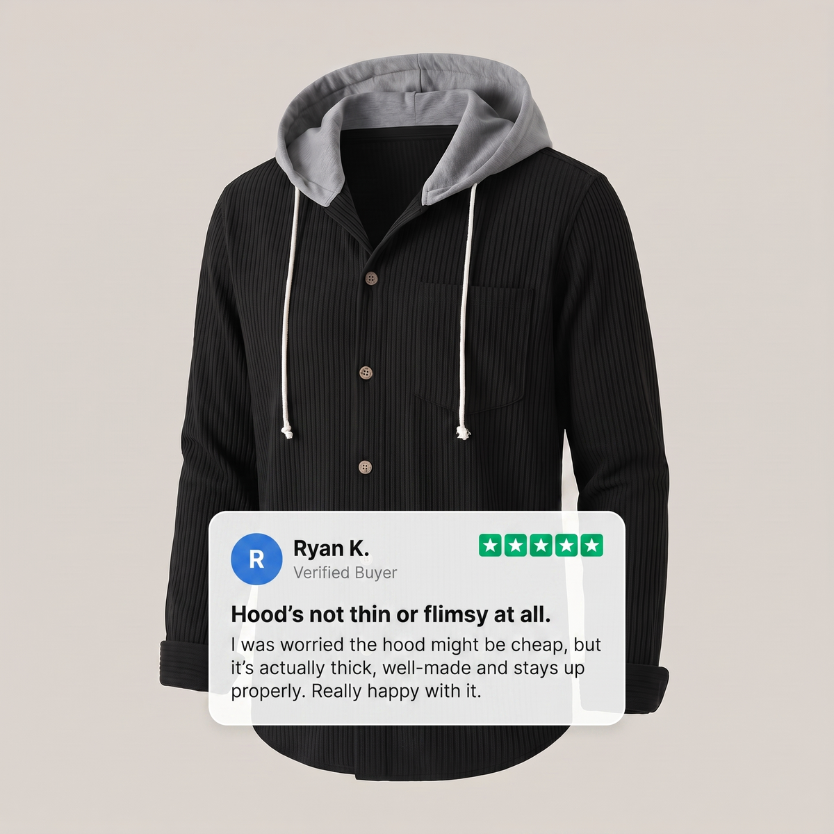 Dante | Corduroy Hoodie