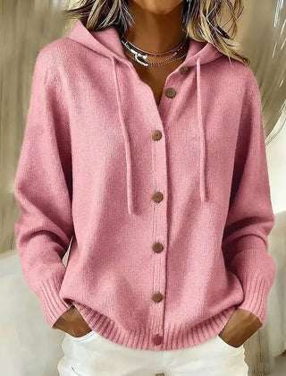 Goldie Hooded Button Cardigan - Nora & Rose Maine