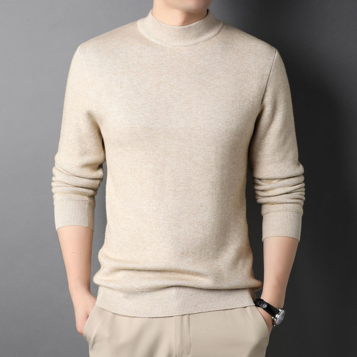Eryk | Chic Mock Neck Sweater