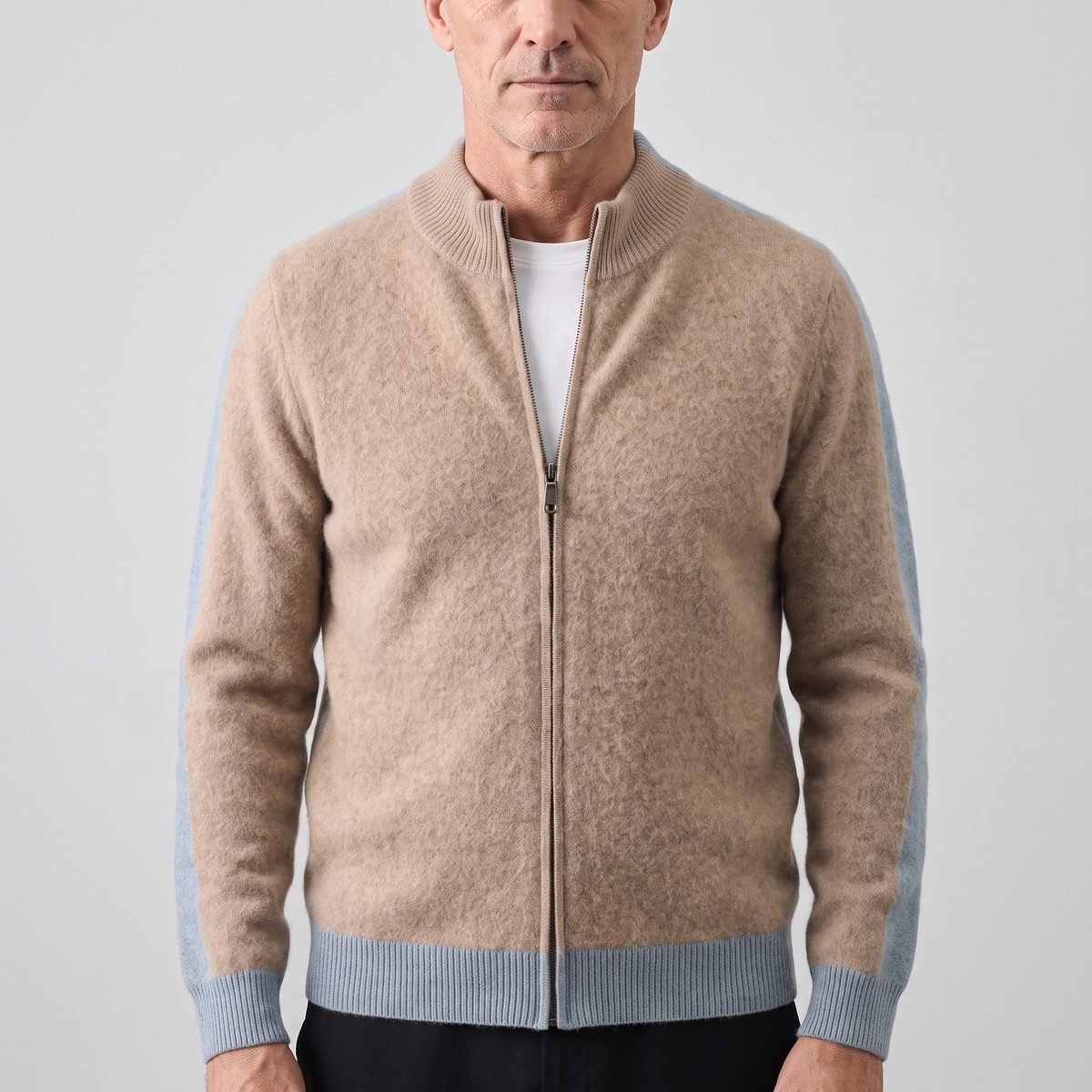 Ferrara | Soft-Knit Zip-through Jacket