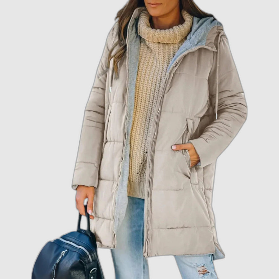 Fiora | Casual Hooded Puffer Jacket