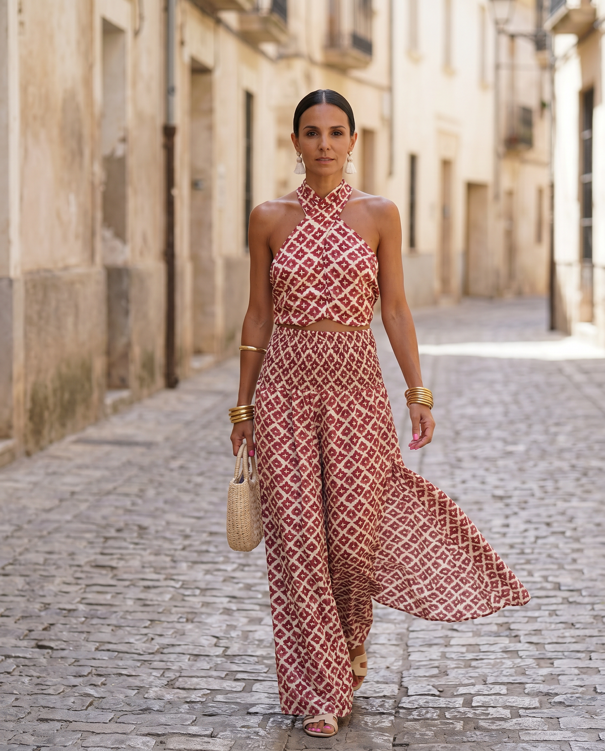 Justa | Two-Piece Set with Halter Neck