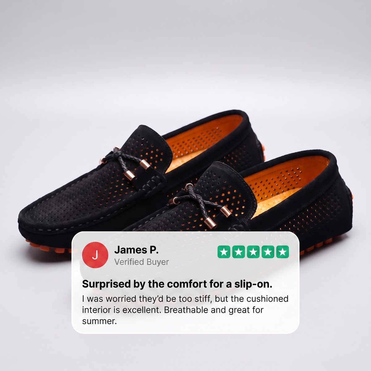 Gianni | Perforated Loafers