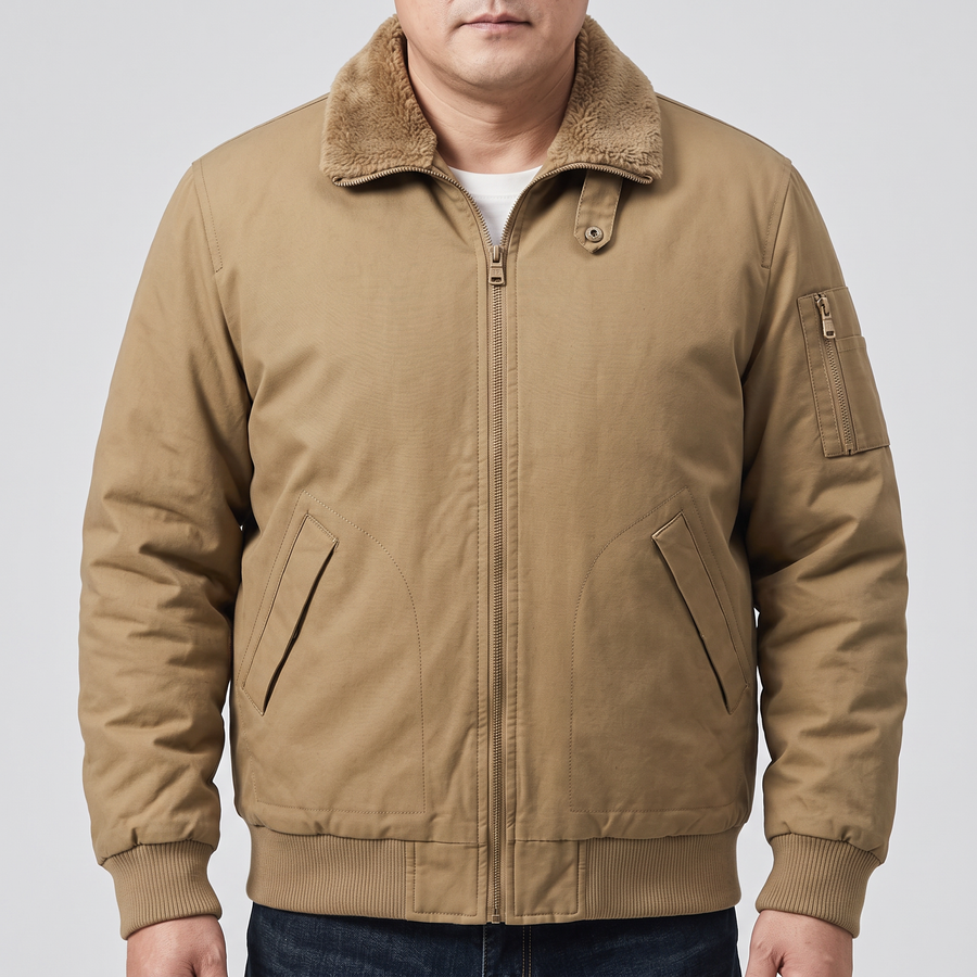 Graham | Fleece Bomber Jacket