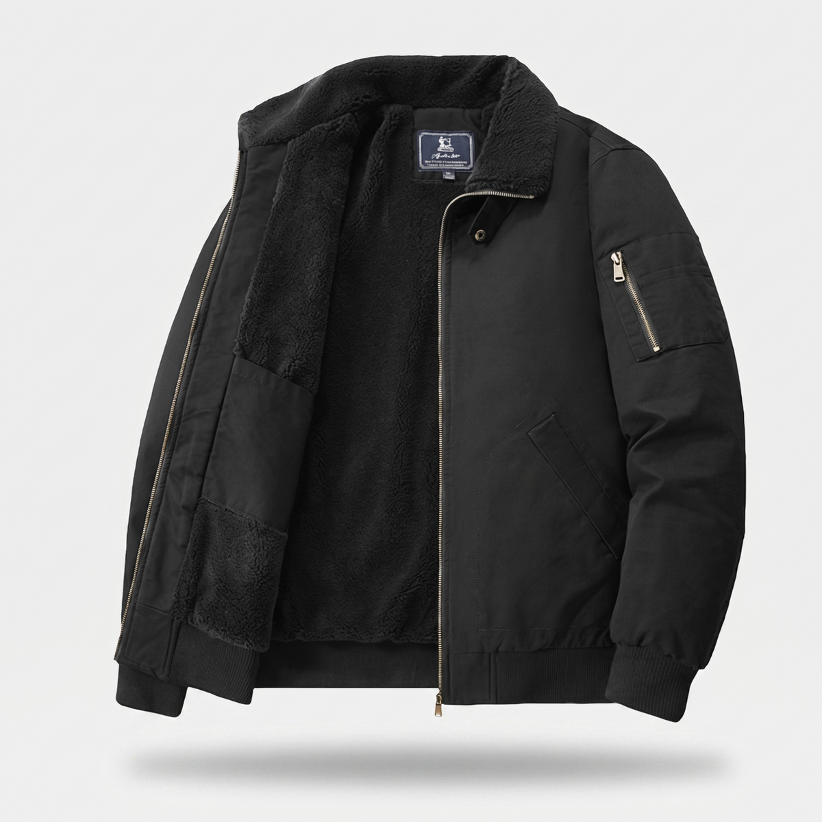 Graham | Fleece Bomber Jacket