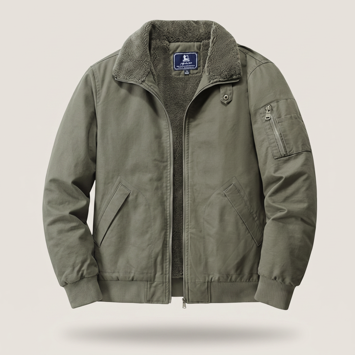 Graham | Fleece Bomber Jacket