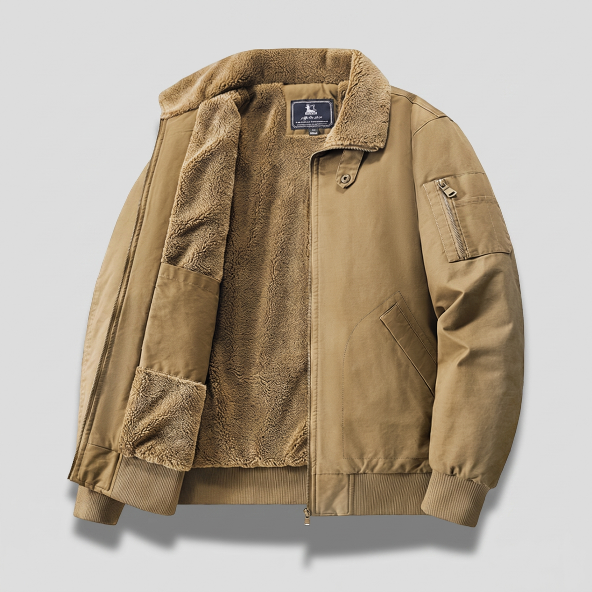 Graham | Fleece Bomber Jacket