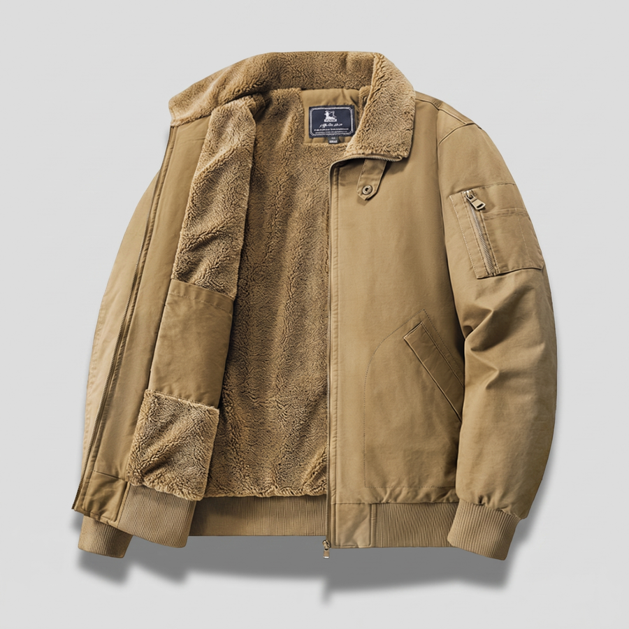 Graham | Fleece Bomber Jacket