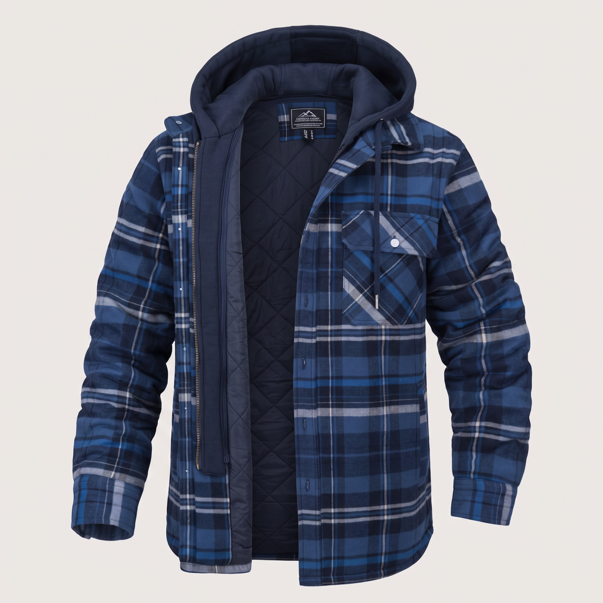 Harry | Jacket Flannel with Removable Hood