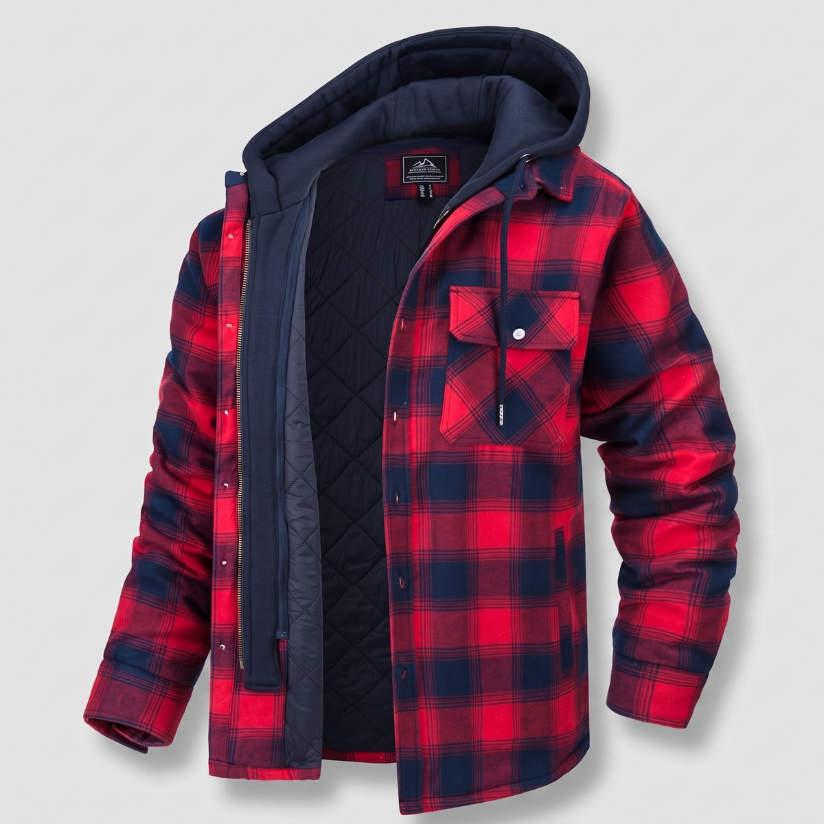 Harry | Jacket Flannel with Removable Hood