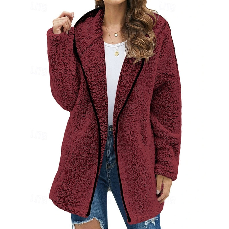 Marion Cozy Hooded Coat - Nora & Rose Maine
