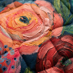 Amaya Vintage Floral Print Quilted Jacket - Nora & Rose Maine, view 3