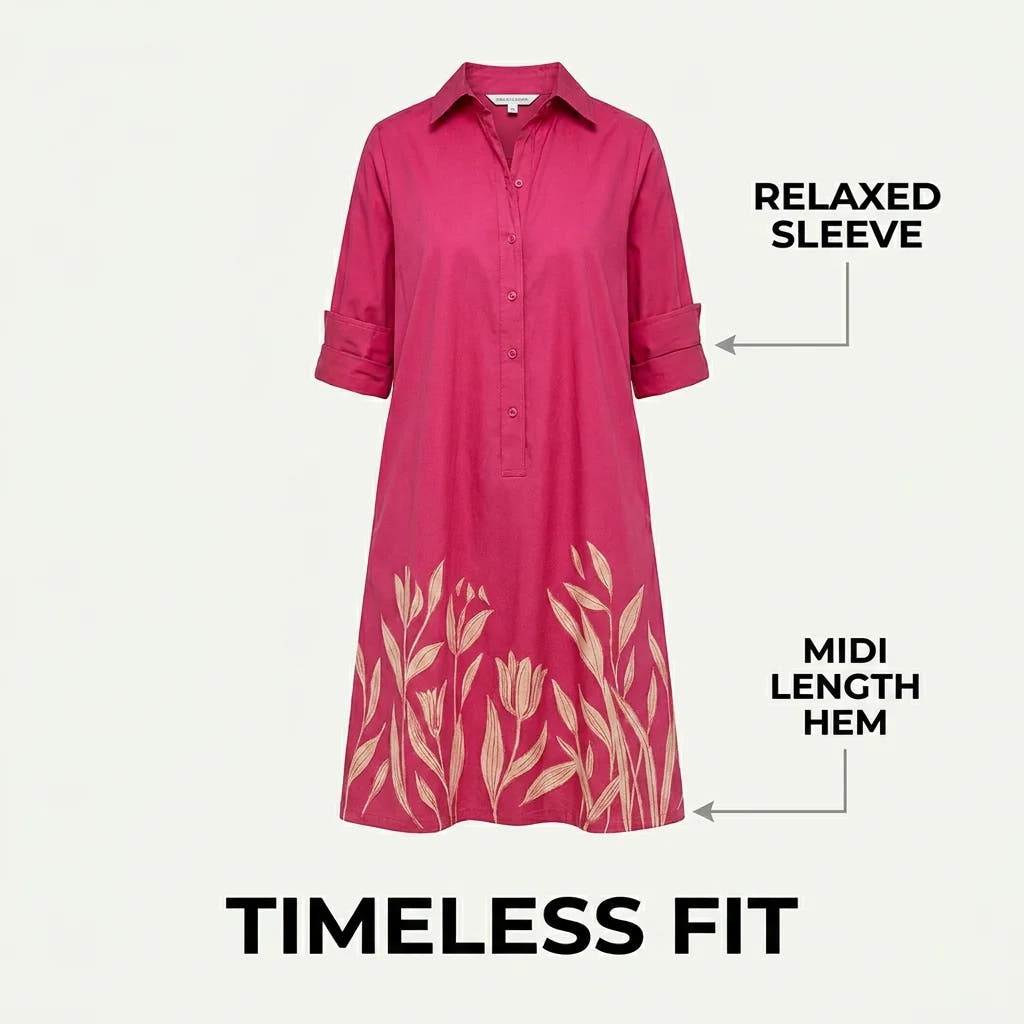 Annmarie | Comfortable Midi Dress