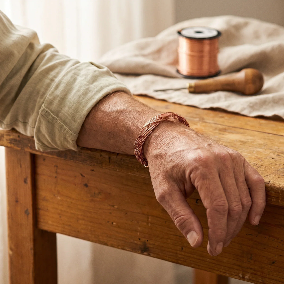 Elm Copper Bracelet