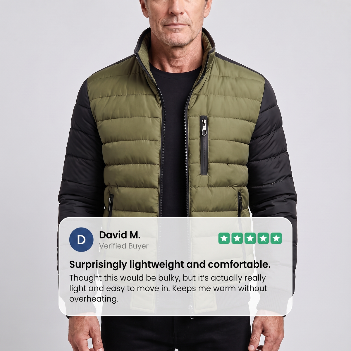 Blake | Quilted Zip Jacket
