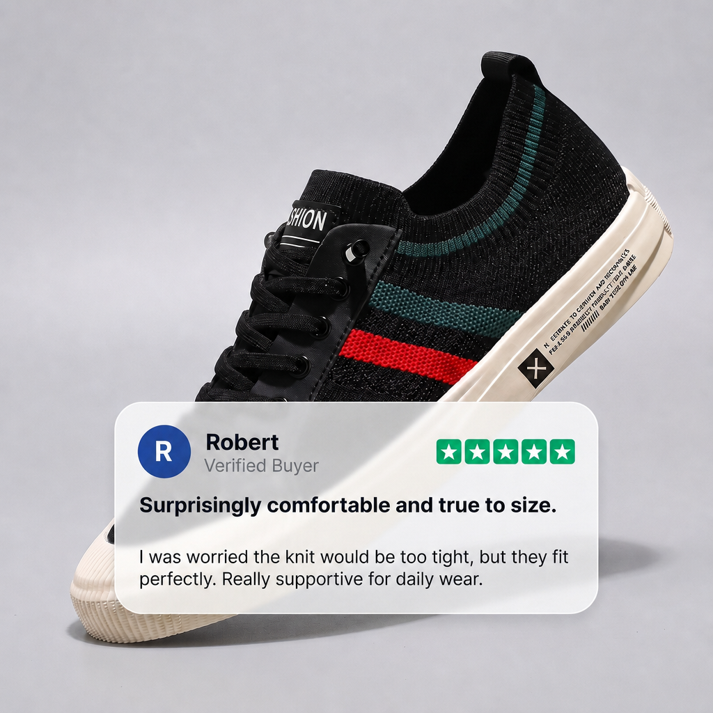 Riviera | Knit Sneakers