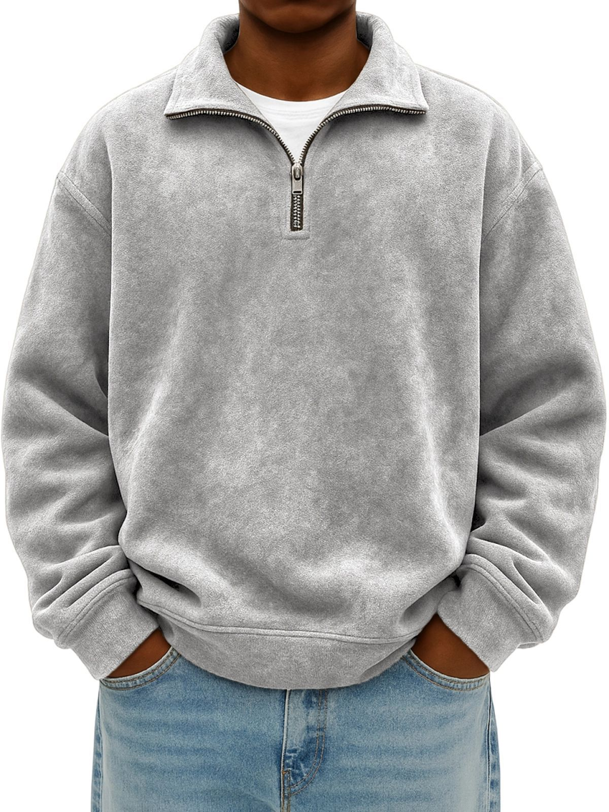 Vhon | Retro Quarter Zip Shirt