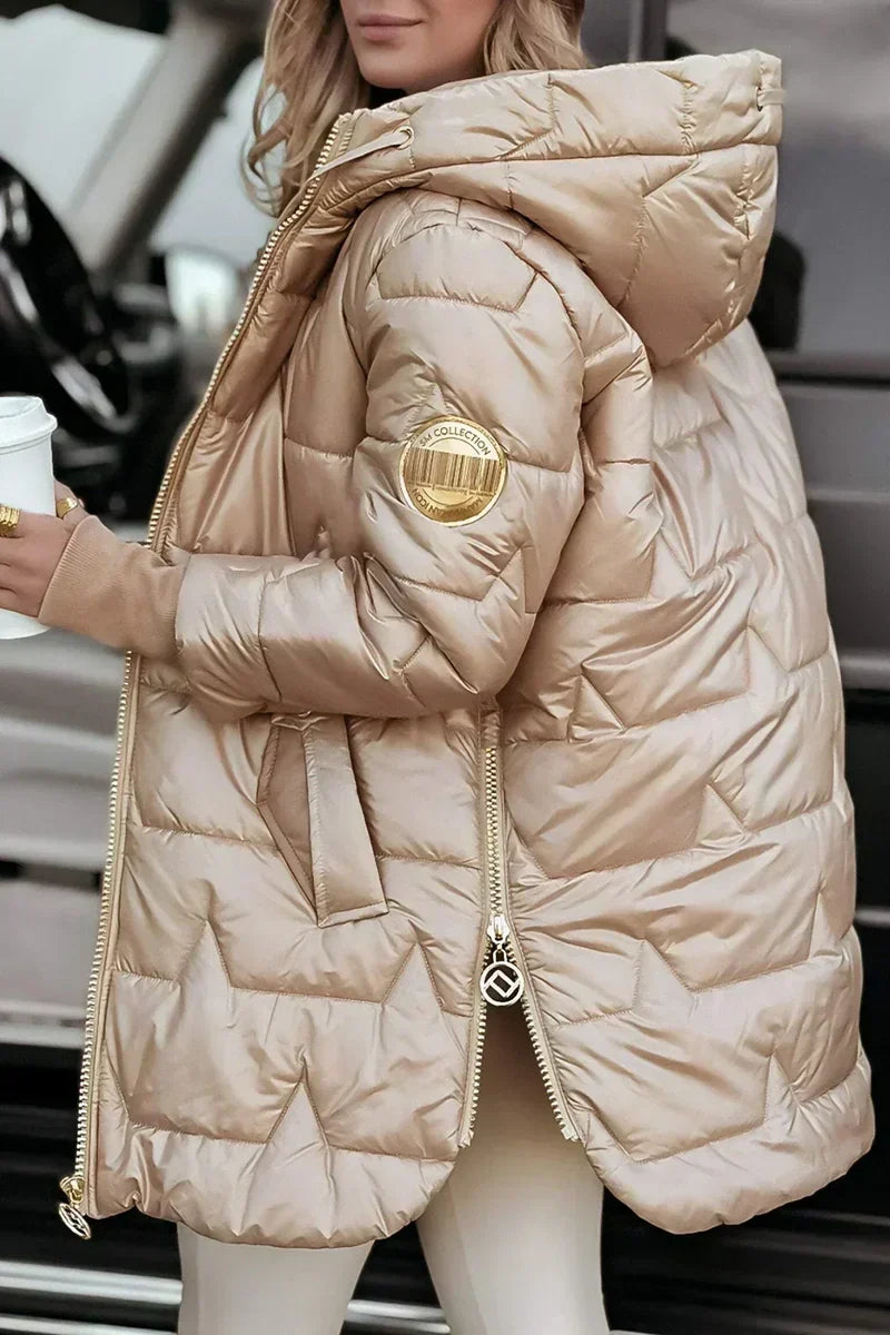 Camille | Hooded Quilted Puffer Coat