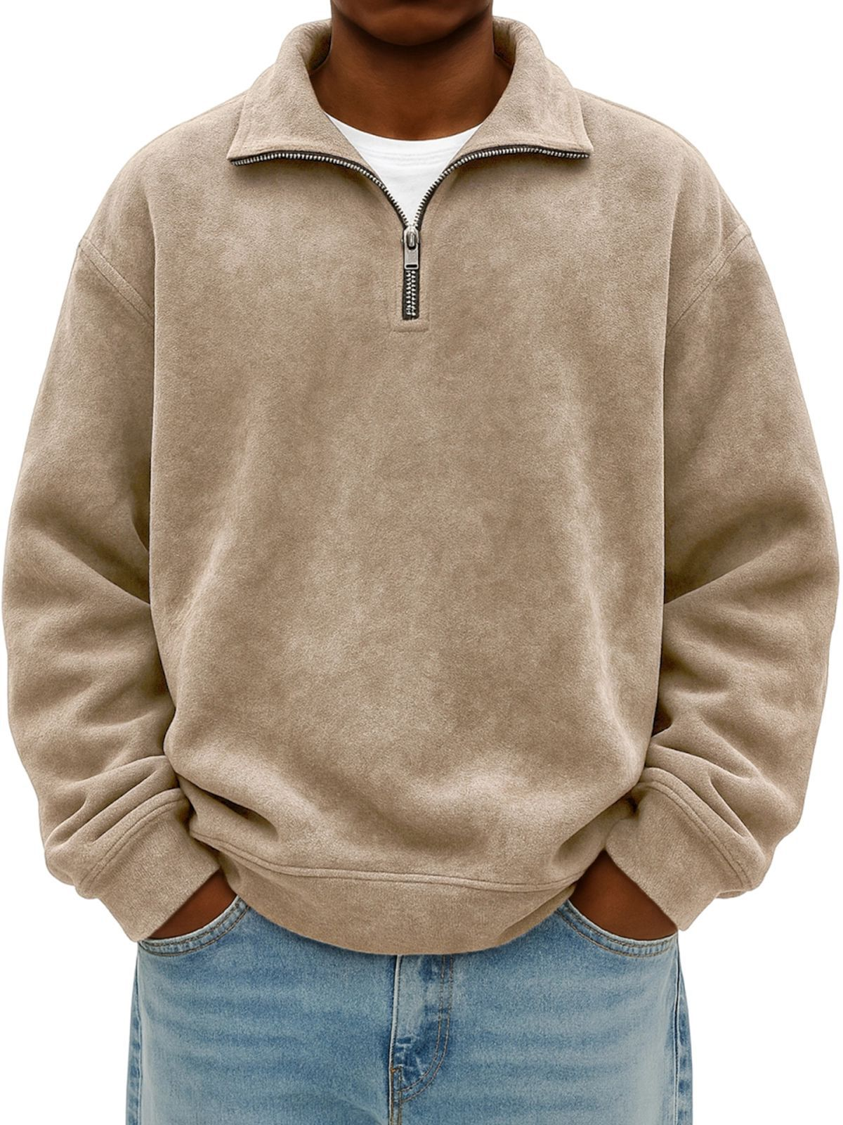 Vhon | Retro Quarter Zip Shirt