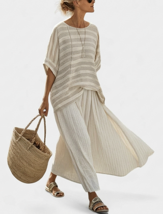 Margot Relaxed Top and Wide Skirt Set - Nora & Rose Maine, view 9