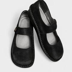 Imara Mary Jane Comfort Shoes - Black