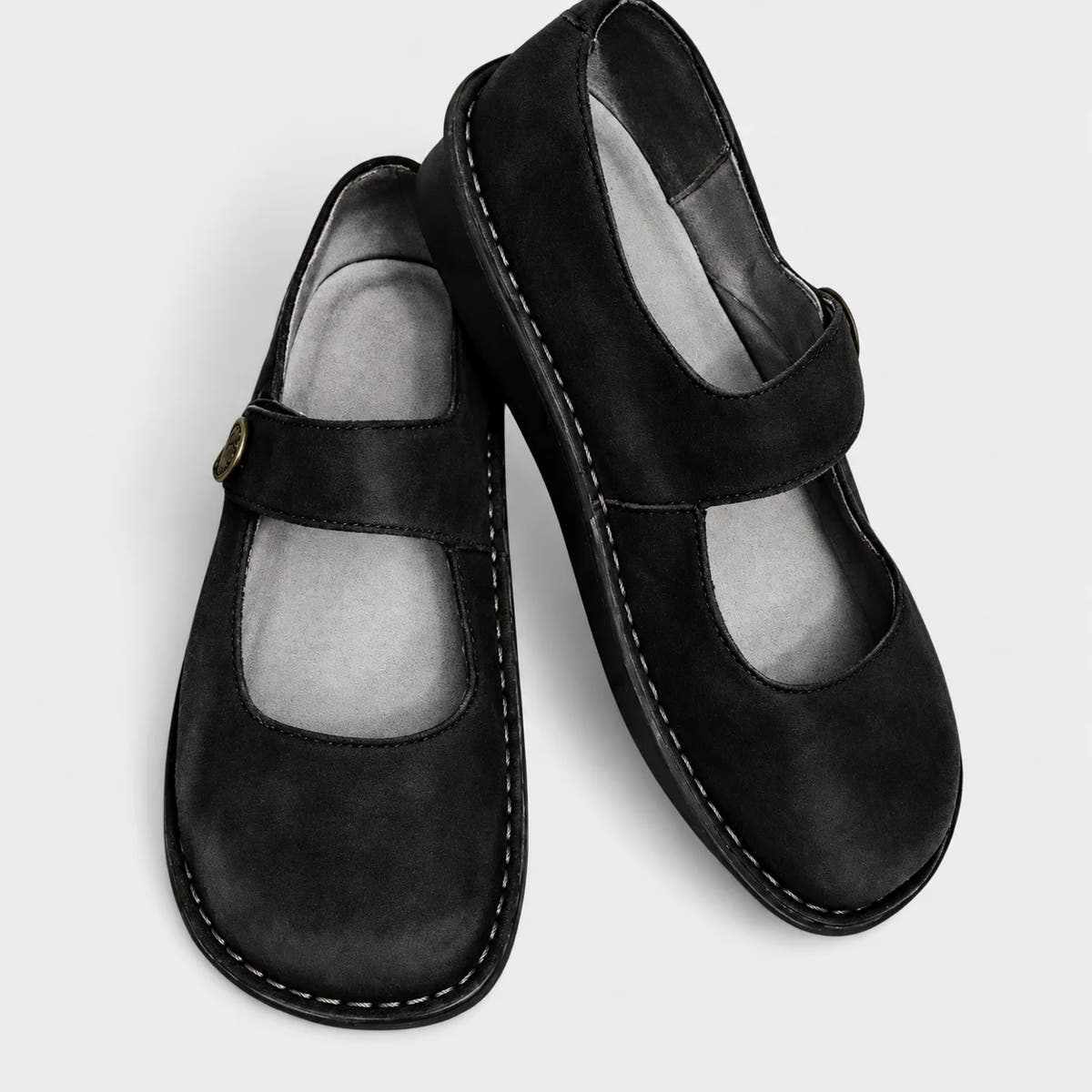 Imara Mary Jane Comfort Shoes - Black